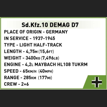 Sd.Kfz 10  367 Kl. 1:35 HC WWII- Field Kitchen Executive Edition